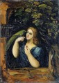 Frau mit Papagei Paul Cezanne